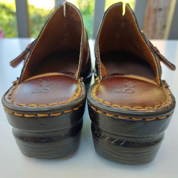 BORN BOC Mule Clog Slip-On Heeled Sandals - Picture 4 of 9